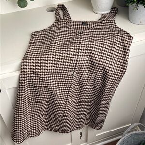 SHEIN Black and White Houndstooth Dress